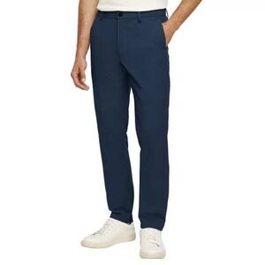 BANANA REPUBLIC Commuter Flex Pants 32x29 Blue Travel Tech Performance Work NWT